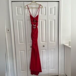Red prom dress